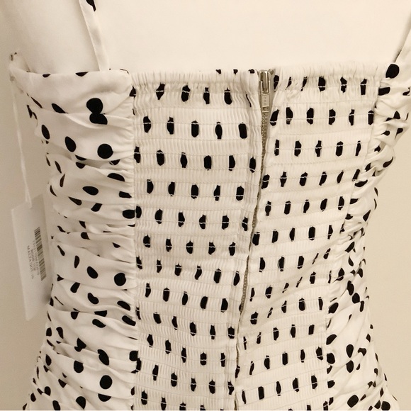 ✨ Reformation Rosie Polka Dot Top NWT - Picture 4 of 8
